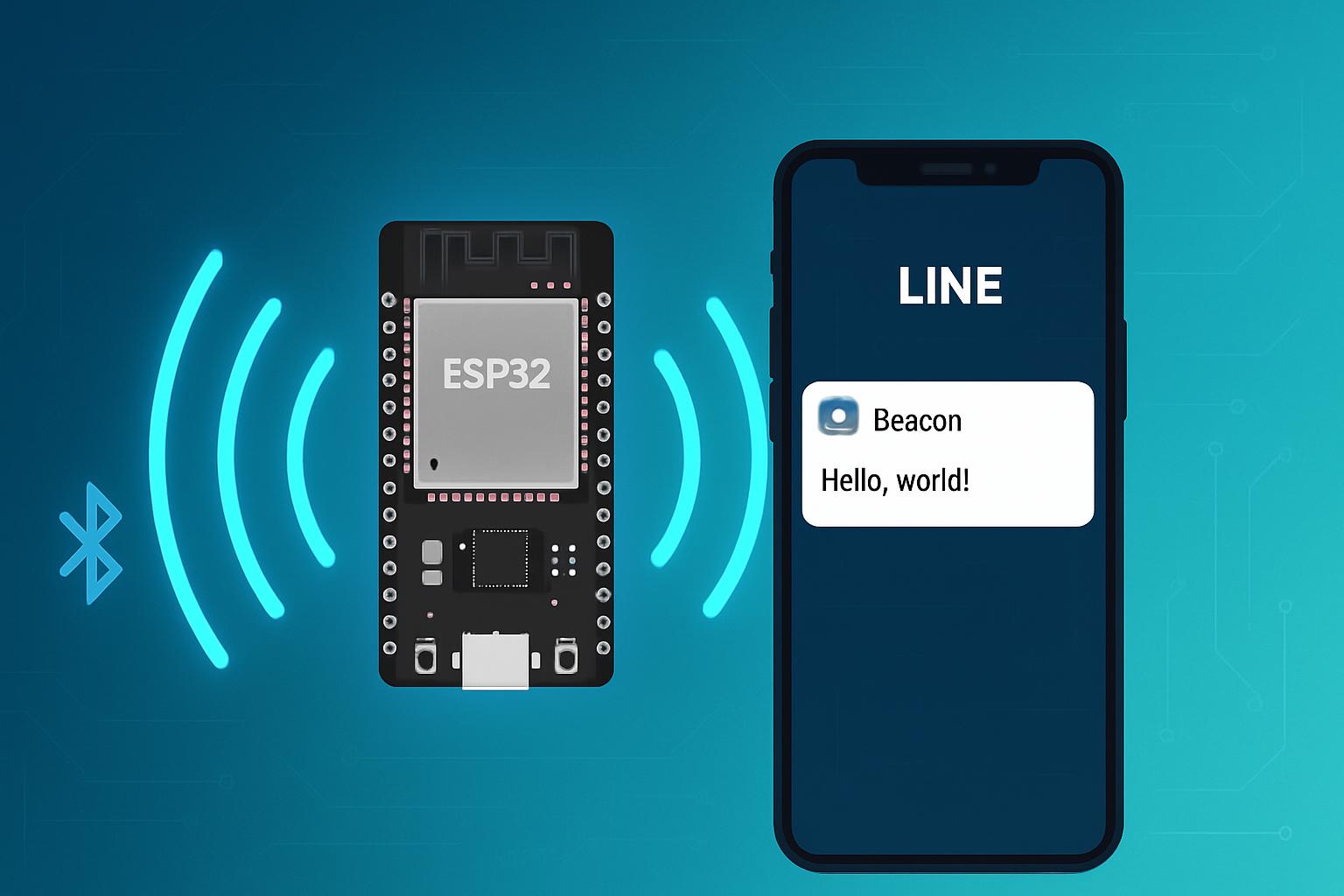 ESP32 and Line Beacon Connection